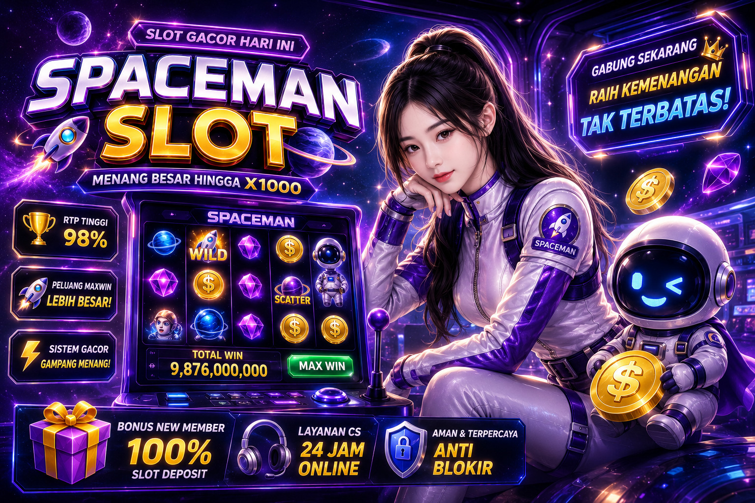 Cara Bermain Spaceman Tanpa Bingung untuk Pemula